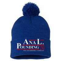 Anal Pounding 2024 Innuendo Vulgar Election Pom Pom 12in Knit Beanie