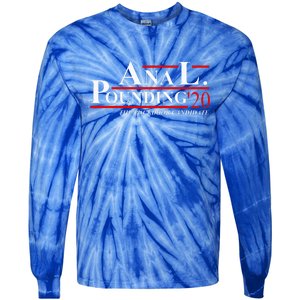 Anal Pounding 2024 Innuendo Vulgar Election Tie-Dye Long Sleeve Shirt