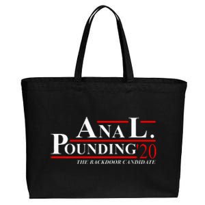 Anal Pounding 2024 Innuendo Vulgar Election Cotton Canvas Jumbo Tote