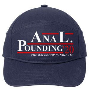 Anal Pounding 2024 Innuendo Vulgar Election 7-Panel Snapback Hat