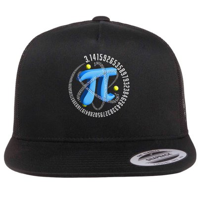 Atom Pi 3 Flat Bill Trucker Hat