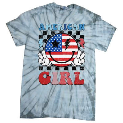 American Pride 4th Of July Patriotic Design Tie-Dye T-Shirt