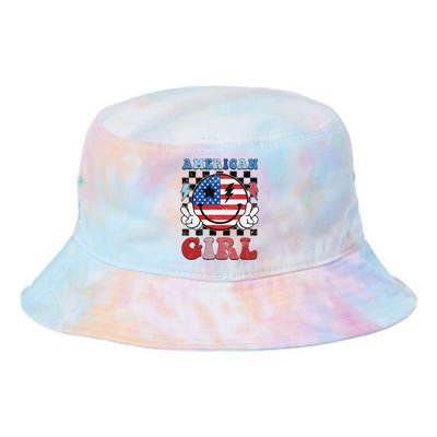 American Pride 4th Of July Patriotic Design Tie Dye Newport Bucket Hat