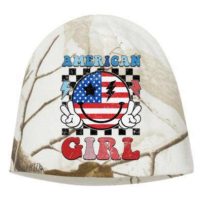 American Pride 4th Of July Patriotic Design Kati - Camo Knit Beanie