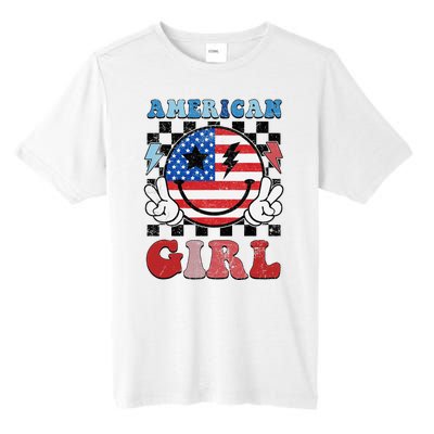 American Pride 4th Of July Patriotic Design Tall Fusion ChromaSoft Performance T-Shirt