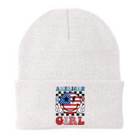 American Pride 4th Of July Patriotic Design Knit Cap Winter Beanie