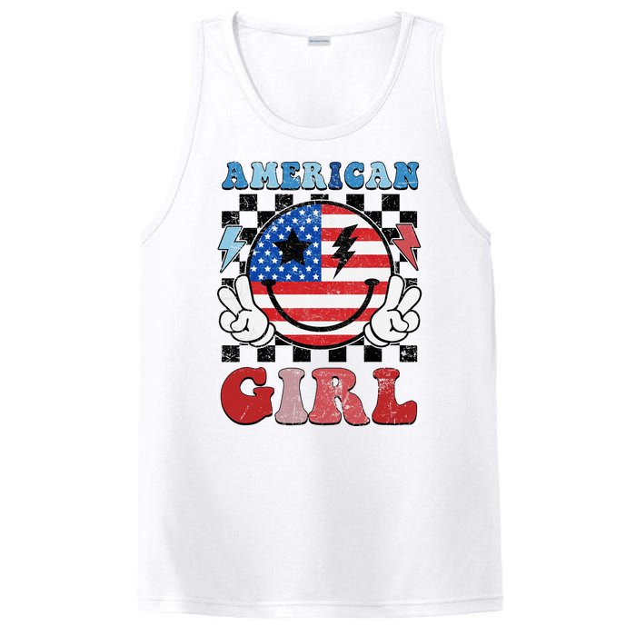 American Pride 4th Of July Patriotic Design PosiCharge Competitor Tank