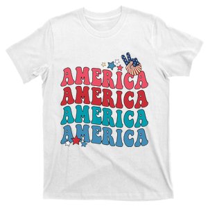 America Patriotic 4th Fourth Of July Independence Day T-Shirt