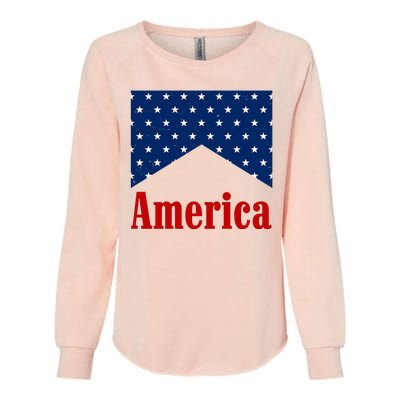 America Patriotic 4th Of July Womens California Wash Sweatshirt