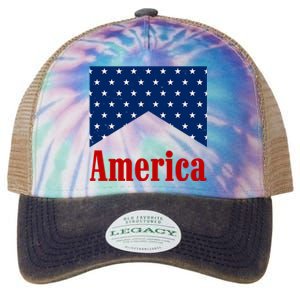 America Patriotic 4th Of July Legacy Tie Dye Trucker Hat