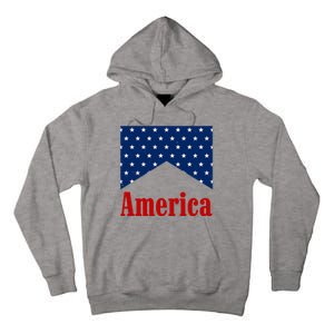 America Patriotic 4th Of July Tall Hoodie