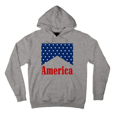 America Patriotic 4th Of July Tall Hoodie