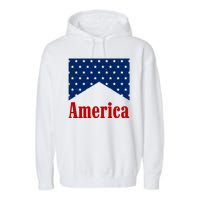 America Patriotic 4th Of July Garment-Dyed Fleece Hoodie