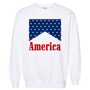 America Patriotic 4th Of July Garment-Dyed Sweatshirt