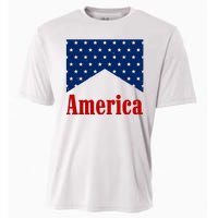 America Patriotic 4th Of July Cooling Performance Crew T-Shirt