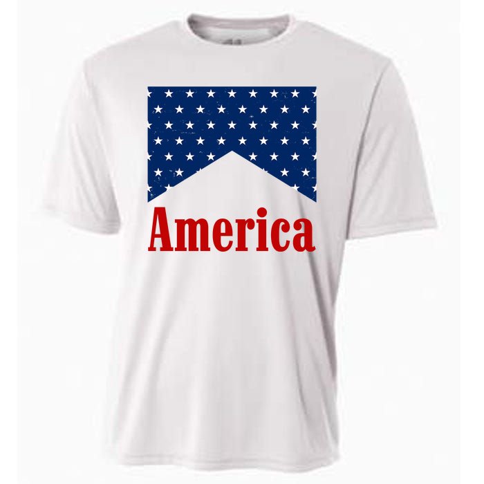 America Patriotic 4th Of July Cooling Performance Crew T-Shirt