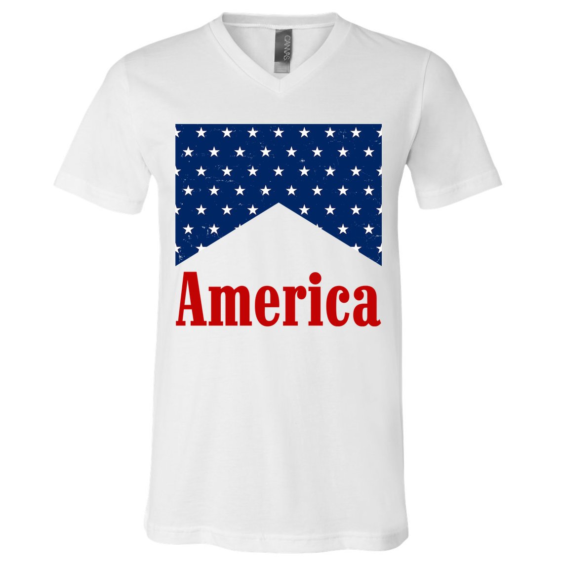 America Patriotic 4th Of July V-Neck T-Shirt