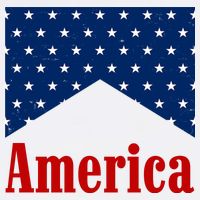 America Patriotic 4th Of July V-Neck T-Shirt