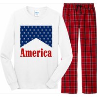 America Patriotic 4th Of July Long Sleeve Pajama Set