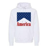 America Patriotic 4th Of July Premium Hoodie