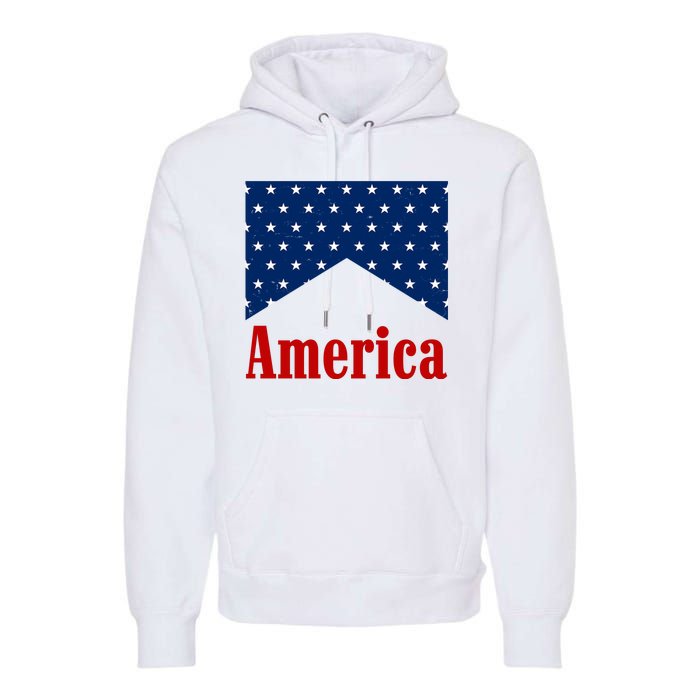 America Patriotic 4th Of July Premium Hoodie