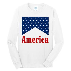 America Patriotic 4th Of July Tall Long Sleeve T-Shirt