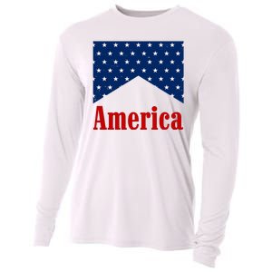 America Patriotic 4th Of July Cooling Performance Long Sleeve Crew