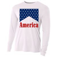 America Patriotic 4th Of July Cooling Performance Long Sleeve Crew