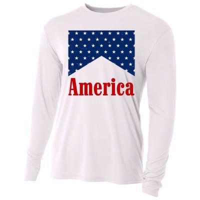 America Patriotic 4th Of July Cooling Performance Long Sleeve Crew