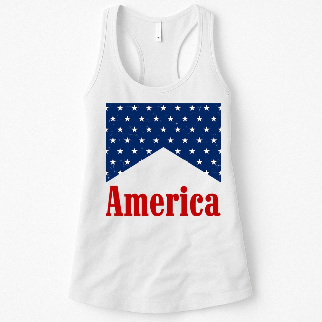 America Patriotic 4th Of July Womens Tank Top