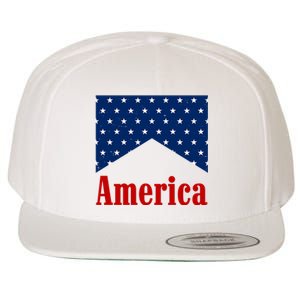 America Patriotic 4th Of July Wool Snapback Cap