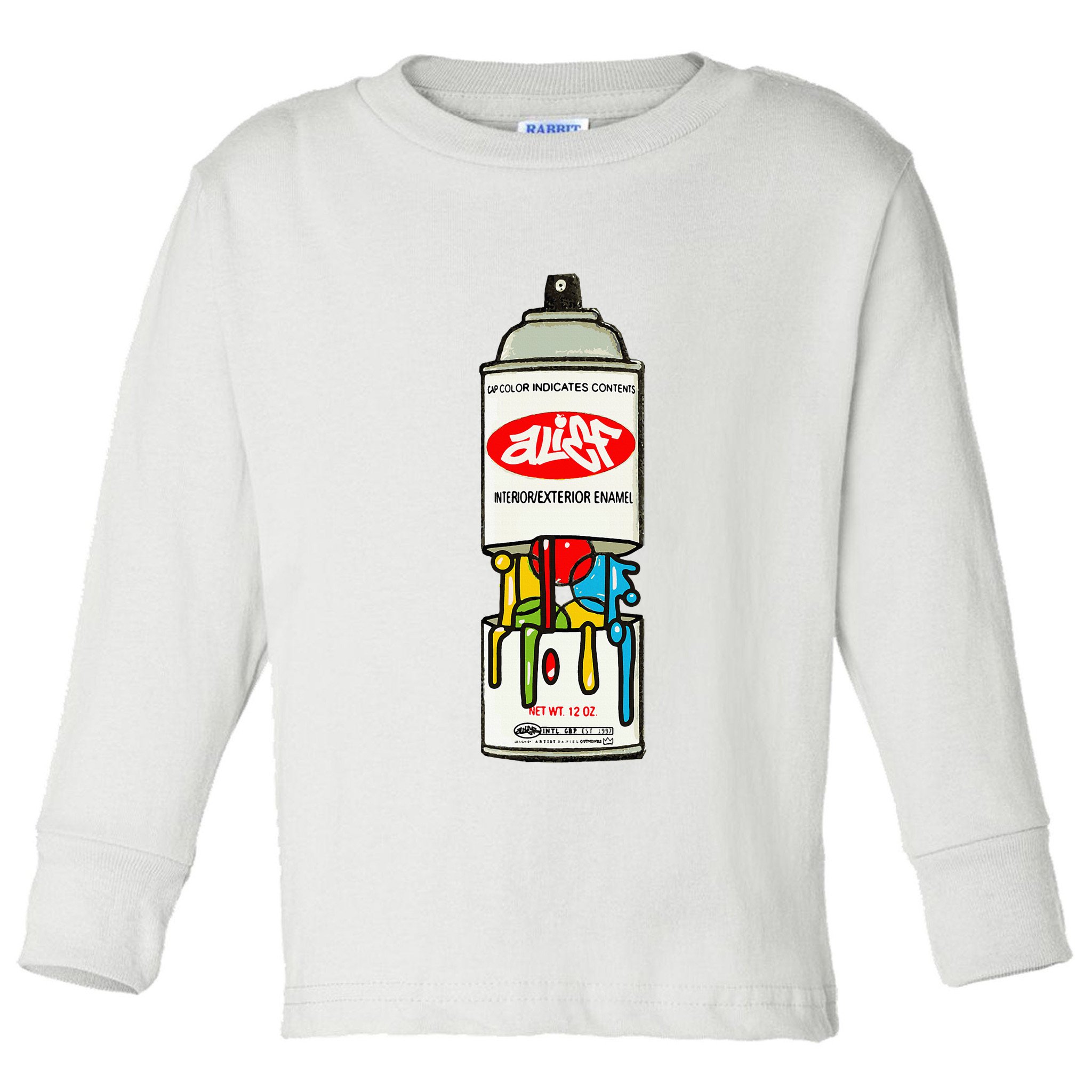 Alief Paint Toddler Long Sleeve Shirt