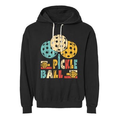 Awesome Pickleball Garment-Dyed Fleece Hoodie