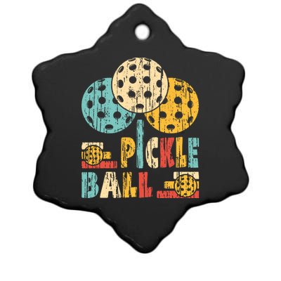 Awesome Pickleball Ceramic Star Ornament