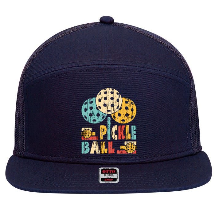 Awesome Pickleball 7 Panel Mesh Trucker Snapback Hat