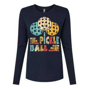 Awesome Pickleball Womens Cotton Relaxed Long Sleeve T-Shirt