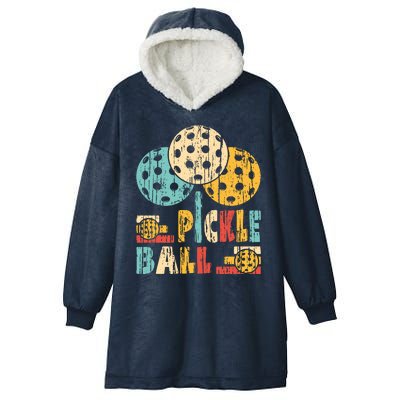 Awesome Pickleball Hooded Wearable Blanket