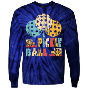 Awesome Pickleball Tie-Dye Long Sleeve Shirt