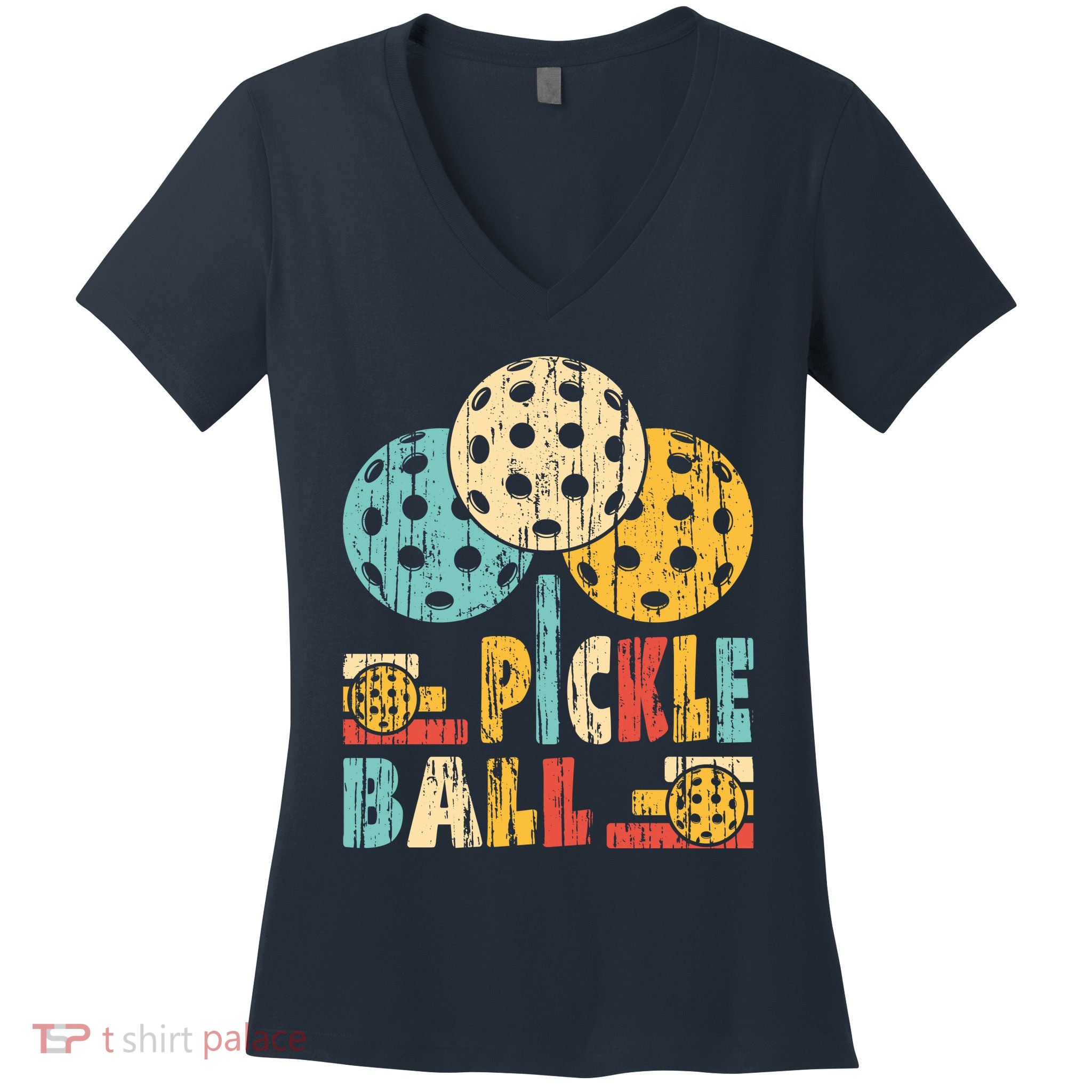 Awesome Pickleball Women's V-Neck T-Shirt