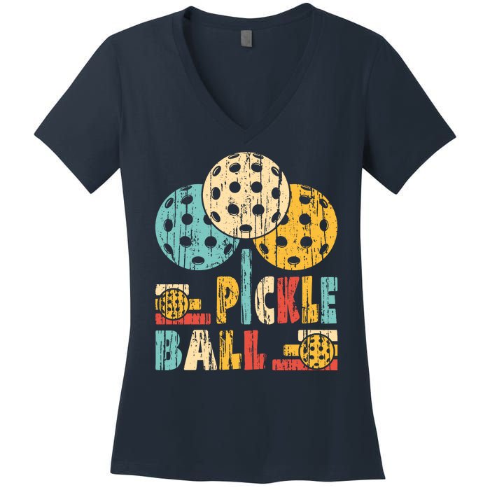 Awesome Pickleball Women's V-Neck T-Shirt