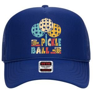 Awesome Pickleball High Crown Mesh Back Trucker Hat