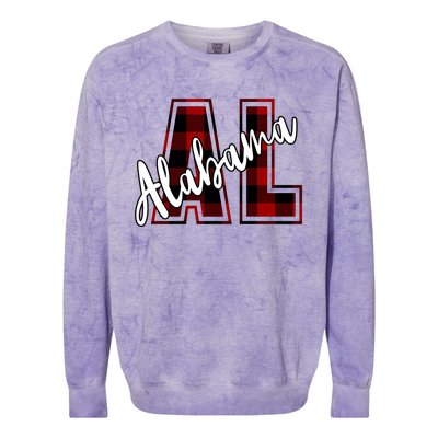 Alabama Plaid Al Colorblast Crewneck Sweatshirt