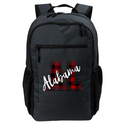 Alabama Plaid Al Daily Commute Backpack