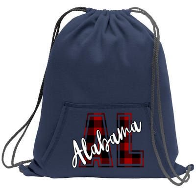 Alabama Plaid Al Sweatshirt Cinch Pack Bag