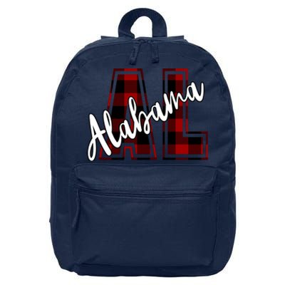 Alabama Plaid Al 16 in Basic Backpack