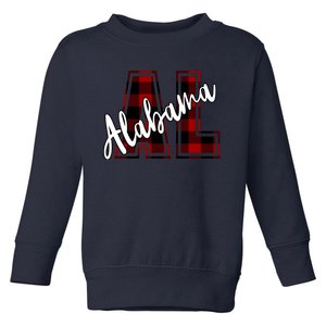 Alabama Plaid Al Toddler Sweatshirt