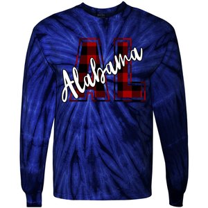 Alabama Plaid Al Tie-Dye Long Sleeve Shirt