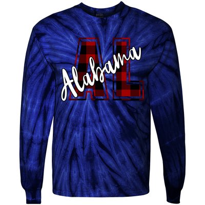 Alabama Plaid Al Tie-Dye Long Sleeve Shirt