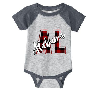 Alabama Plaid Al Infant Baby Jersey Bodysuit