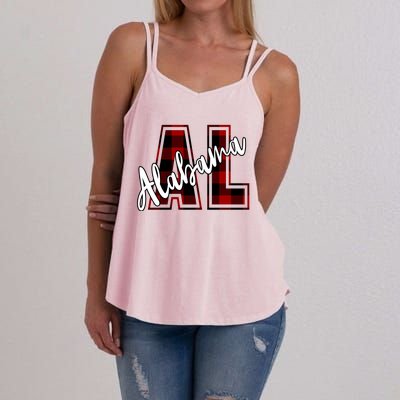 Alabama Plaid Al Women's Strappy Tank